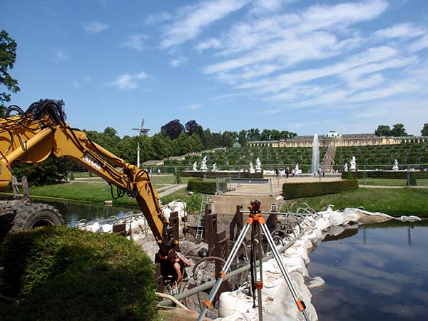 Bild 1: Sanierung einer historischen Brücke