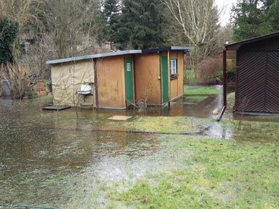 Bild 7: Überschwemmung durch Starkregen